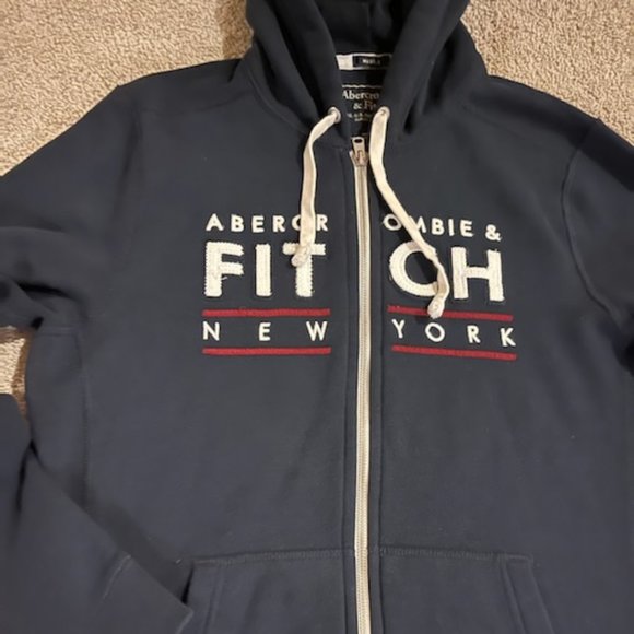 Abercrombie Men's Muscle Fit Full Zip Hoodie -M - Picture 2 of 15